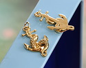 Nina Designs Bronze Anchor & Octopus Tentacle Focal 15x29mm