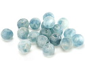 African Recycled Glass Water Tumbled Round 10-14mm