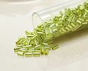 Miyuki Silver Lined Chartreuse Bugle Bead 3mm