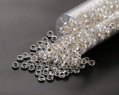 Miyuki Silver Lined Crystal Spacer Bead 2.2mm