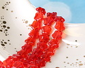 Czech Glass Ruby Red Star 8mm
