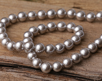Platinum Shell Pearl Round 8mm