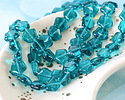 Czech Glass Teal Star 8mm
