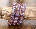 Czech Glass Bronzed Wisteria Chandelier Cut 8mm