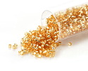 Miyuki Delica Silver Lined Gold (DBS0042) 15/0 Seed Bead