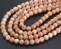 Peach Moonstone (light) Round 6mm