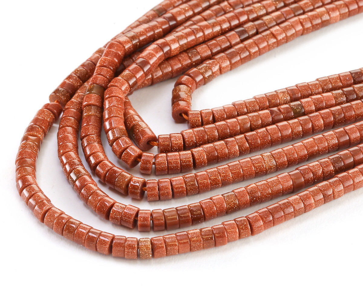 Goldstone Heishi 2x4mm