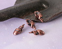 Mykonos Antique Copper (plated) Mini Cerith Shell 4x10mm