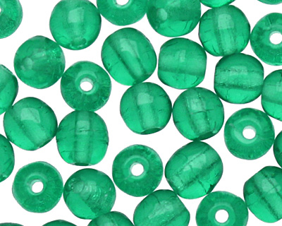 Czech Glass Emerald Round 4mm