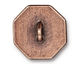 TierraCast Antique Copper (plated) Blossom Button 17.5mm