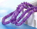 Lavender Agate Rondelle 5x8mm