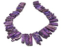 Purple Impression Jasper Graduated Stick 8-10x12-54mm