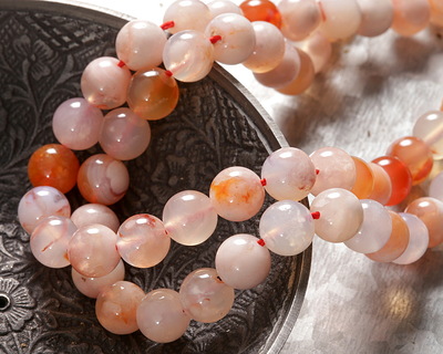 Sakura Agate Round 8mm