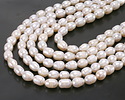 Pearly White Freshwater Rice Pearl 9-10mm