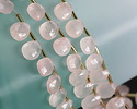Madagascar Rose Quartz (A) Microfaceted Teardrop 8x10mm