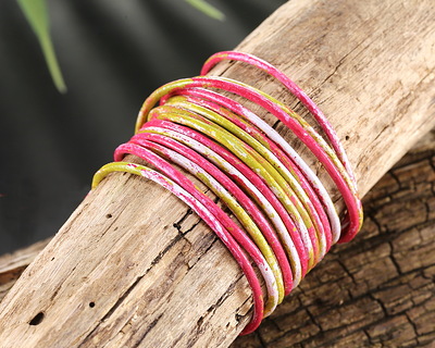 Blossom Mist Round Leather Cord 1.5mm