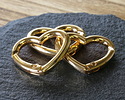 18K Gold (plated) X-Large Heart Clasp 30x26mm