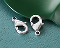 TierraCast Antique Silver (plated) Lobster Clasp 15x9mm