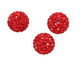 Siam Ruby Pave Round 12mm
