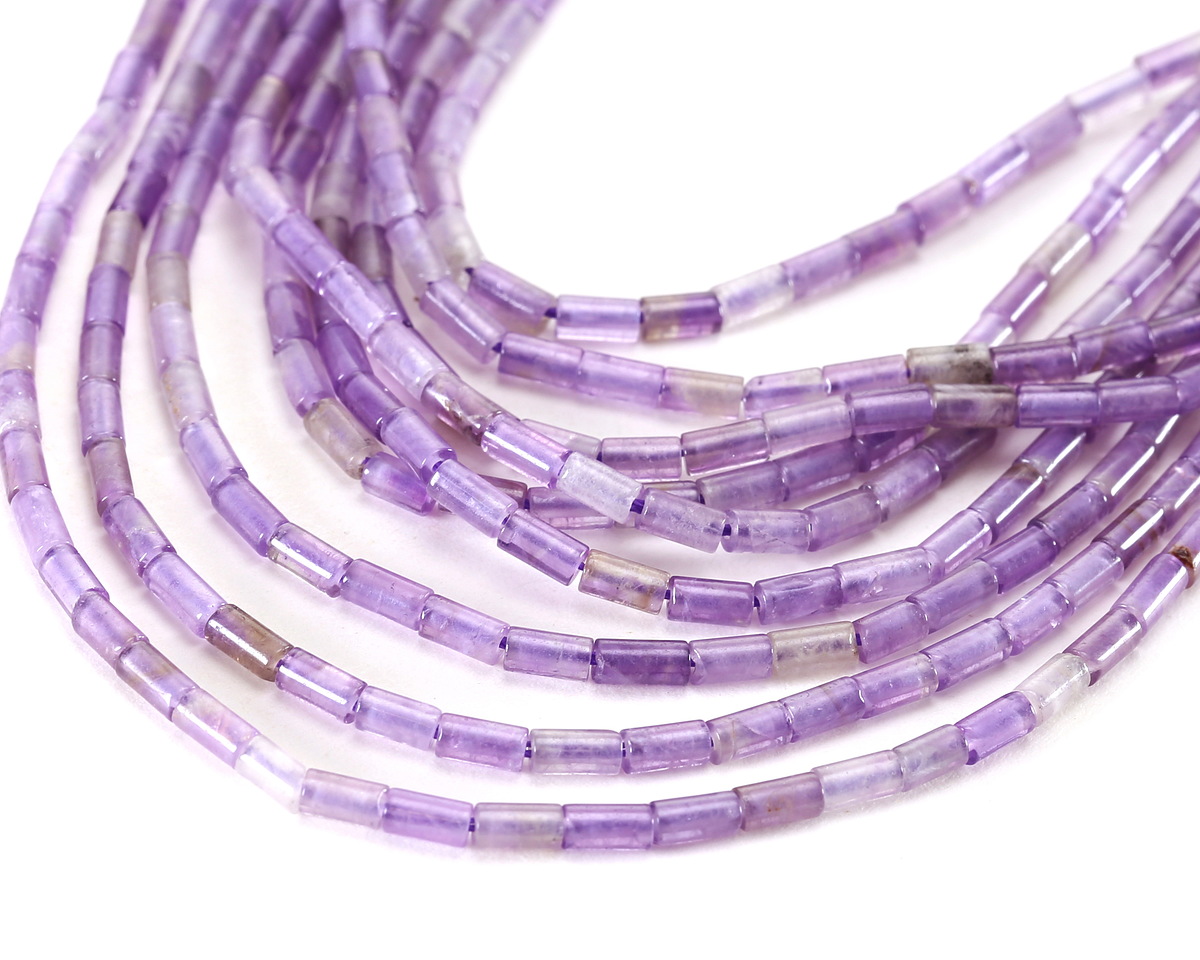 Amethyst Multi Tube 4x2mm