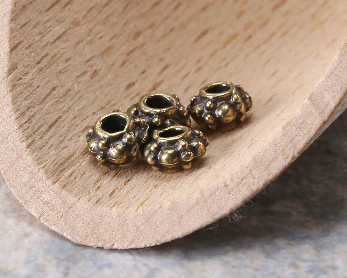 Mykonos Antique Brass (plated) Bali Style Spacer 6mm