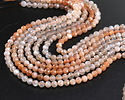 Moonstone (Multi-Ombré) Faceted Round 4-4.5mm