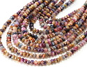 Honey Tiger Eye Multi-Color (dyed) Faceted Rondelle 2x4mm