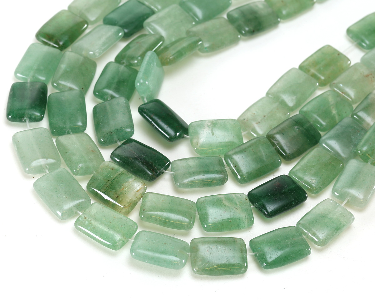 Blue Green Quartz Thin Pillow 18x13mm