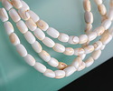 Conch Shell Irregular Rounded Tube 6-7x4mm