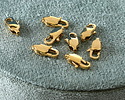 Waterproof 18K Gold PVD Plated Stainless Steel Lobster Clasp 11x5.5mm