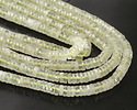 Lemon Quartz Microfaceted Heishi 2x6mm