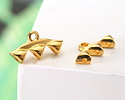Cymbal Vani III 24K Gold (plated) Ending for GemDuo 8x16mm