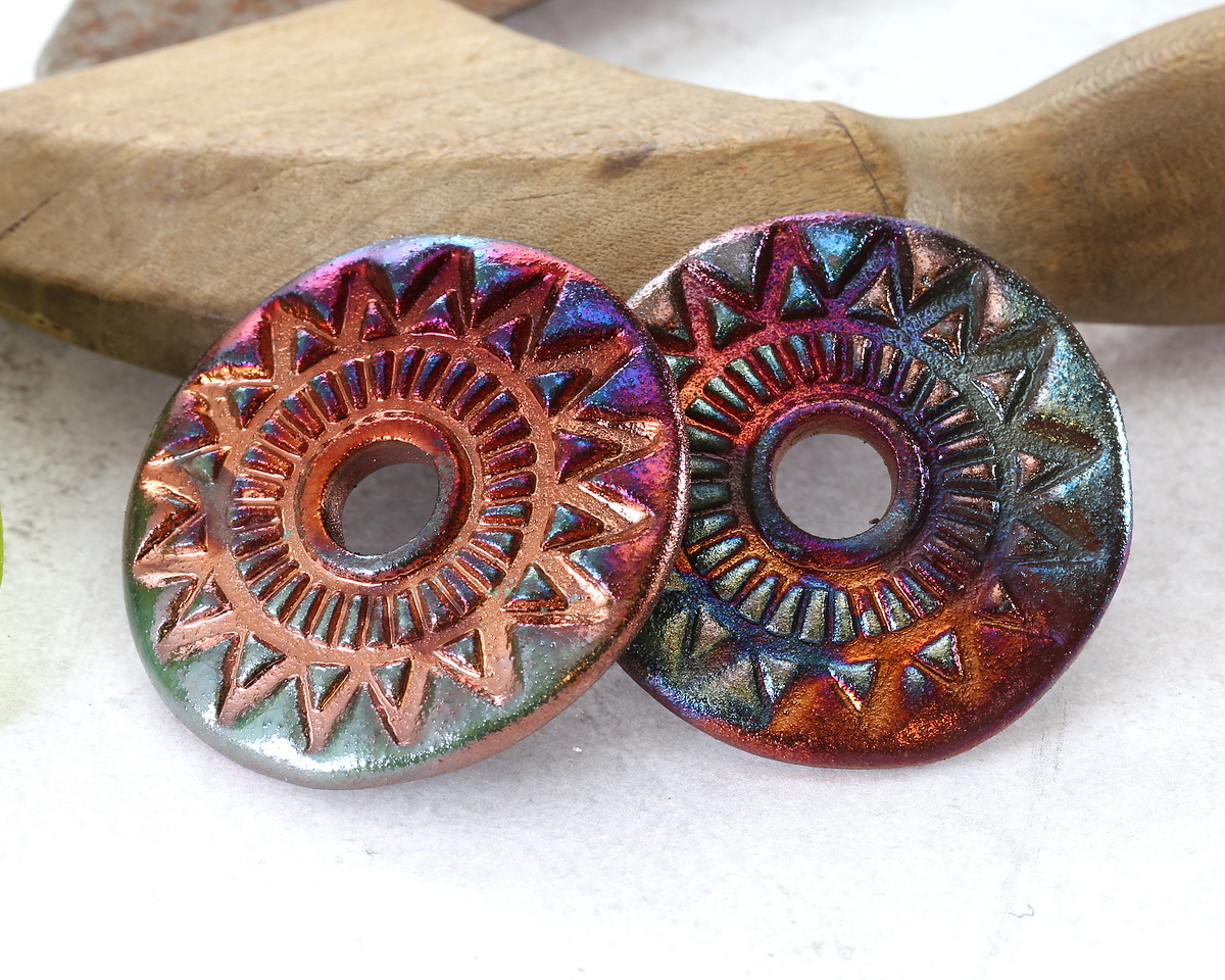 Xaz Raku Flash Sunburst Donut 45-47mm