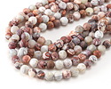 Rosetta Lace Agate (matte) Round 8mm