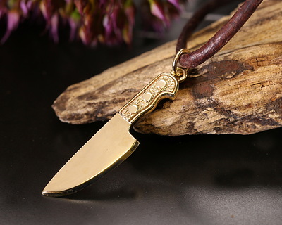 Nina Designs Bronze Kitchen Knife Focal 7x37mm