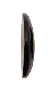 Artistic Stone Inlayed in Black Coin Cabochon 38mm