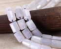 Blue Rose Quartz Faceted Tube 10x7mm
