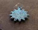 Mykonos Copper (plated) Patina Sun Face Focal 25x29mm