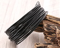 Black Round Greek Leather Cord 1.5mm, 16 feet