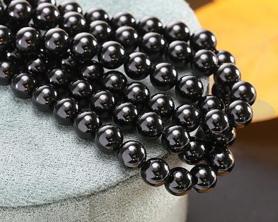 Black Spinel Round 6mm