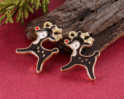 Enamel Rudolph the Reindeer Focal 15x20mm