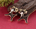 Enamel Rudolph the Reindeer Focal 15x20mm