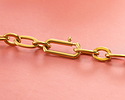 Waterproof 18K Gold PVD Plated Stainless Steel Large Oval Spring Ring Clasp 8x18mm