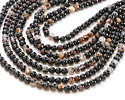 Sunset Black Tourmaline Round 4mm