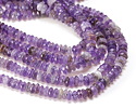 Dogtooth Amethyst Faceted Spacer Rondelle 2x5mm