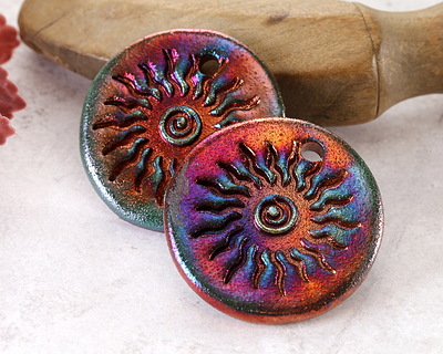 Xaz Raku Flash Sun Medallion Focal 44-45mm
