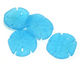 Pacific Blue Beach-Style Glass Sand Dollar 39mm