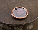 Mykonos Antique Copper (plated) Sun Coin Focal 22mm