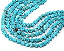 Turquoise Magnesite Microfaceted Star 8mm