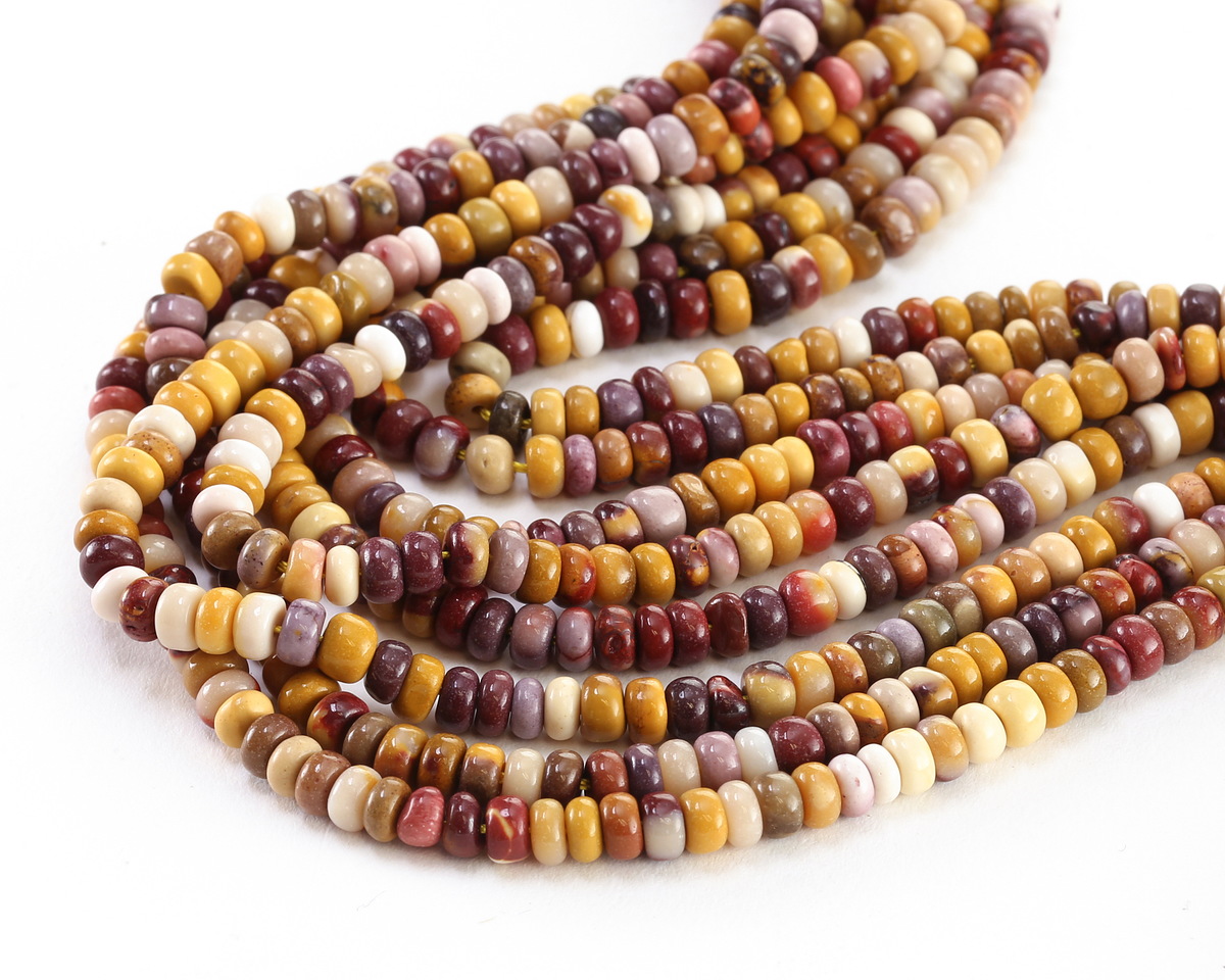 Mookaite Rondelle 2x4mm